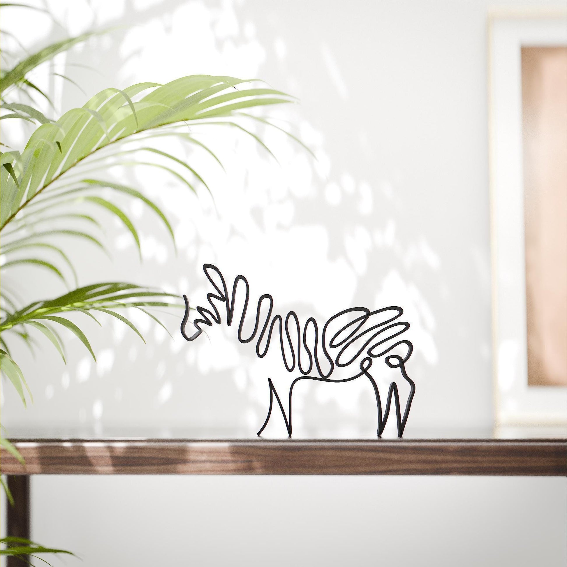 Zebra - Line Art Figure