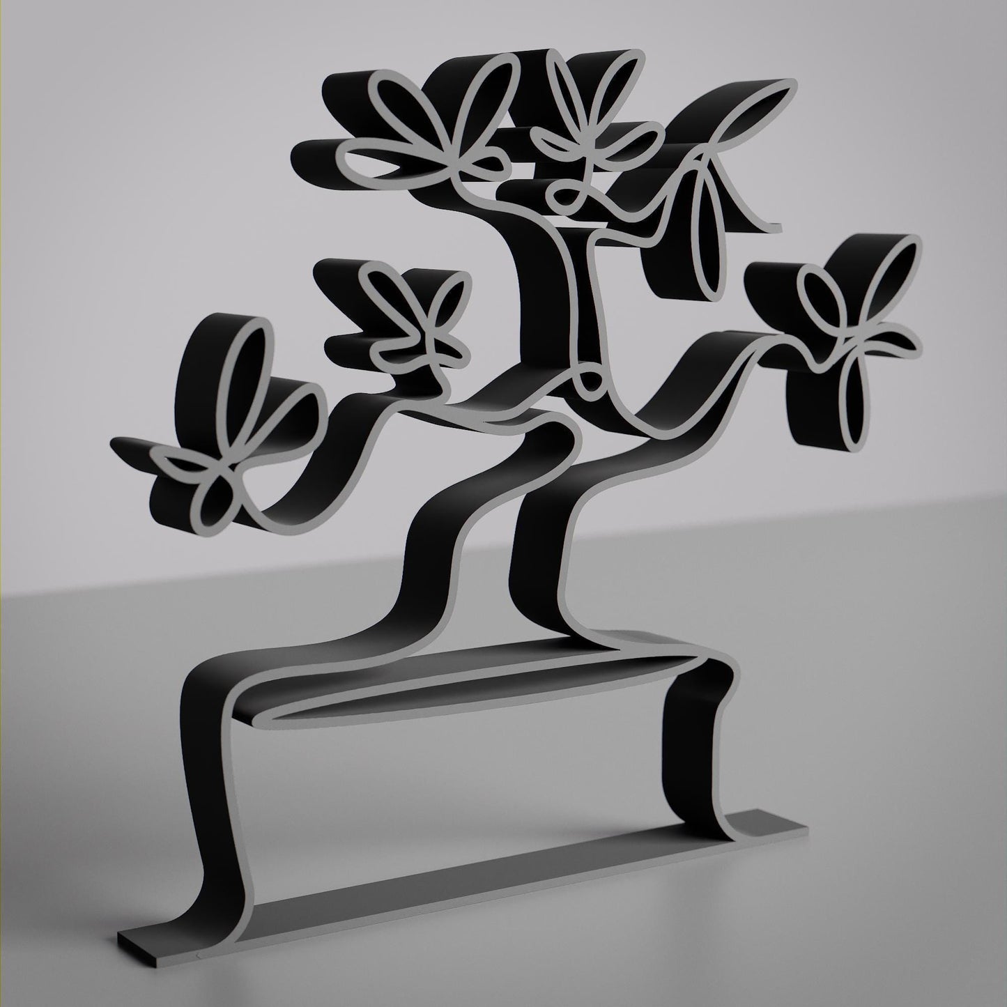 Bonsai Tree - Customized Line Art Figure