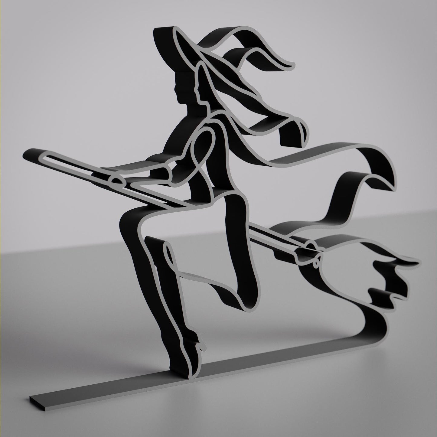 Halloween Witch - Customized Line Art Figure