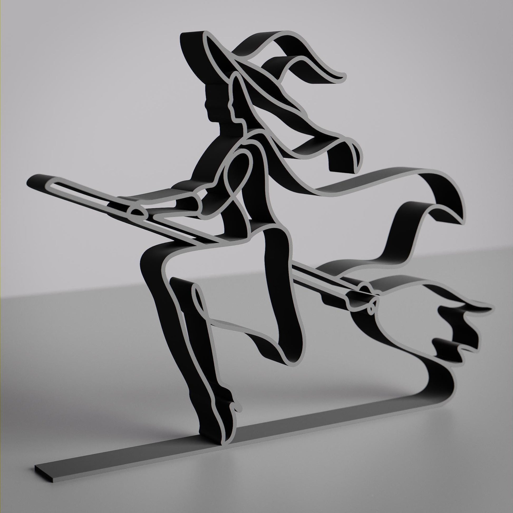 Halloween Witch - Customized Line Art Figure