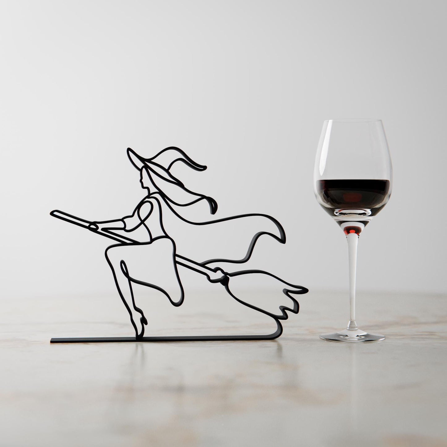 Halloween Witch - Customized Line Art Figure