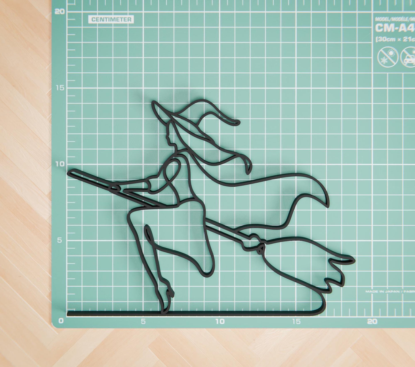 Halloween Witch - Customized Line Art Figure