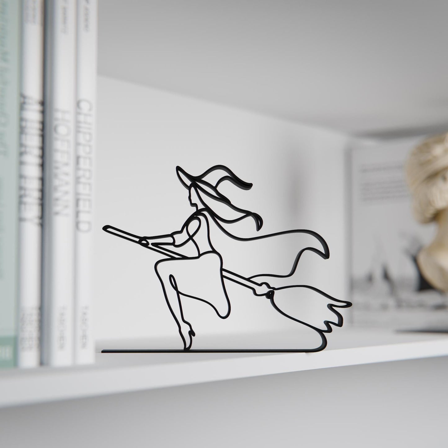 Halloween Witch - Customized Line Art Figure