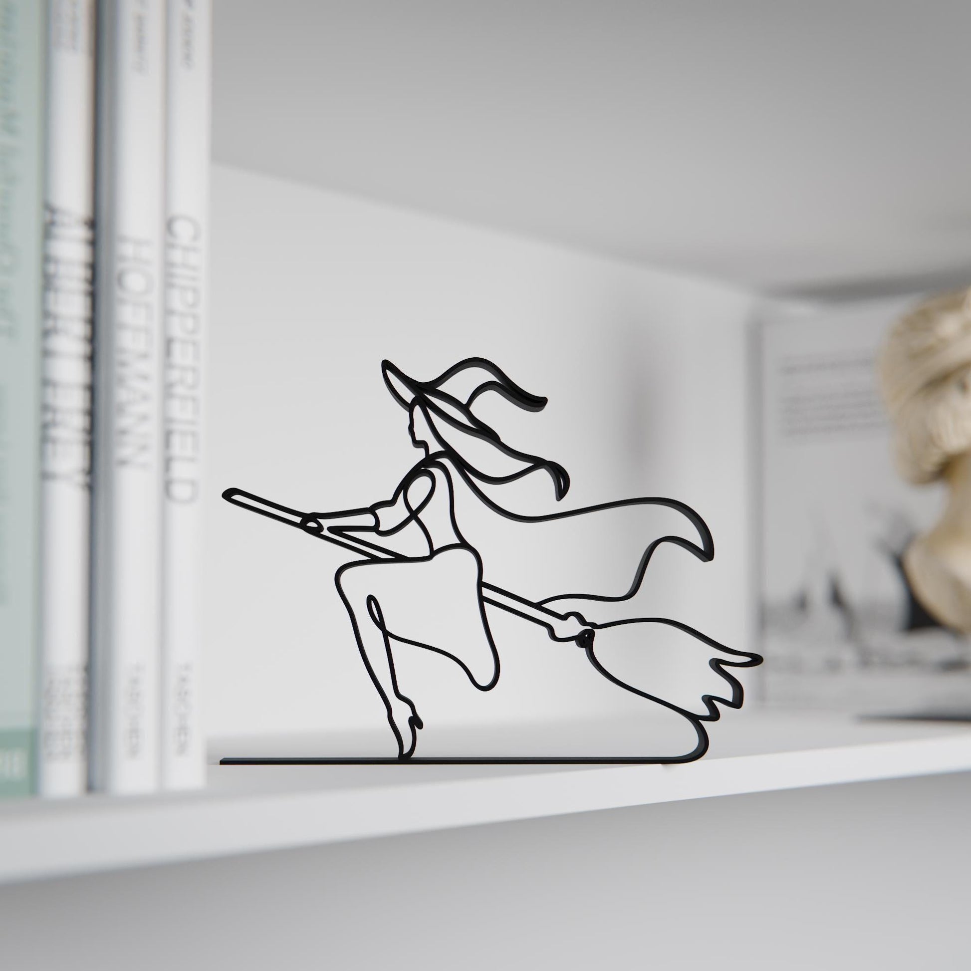 Halloween Witch - Customized Line Art Figure