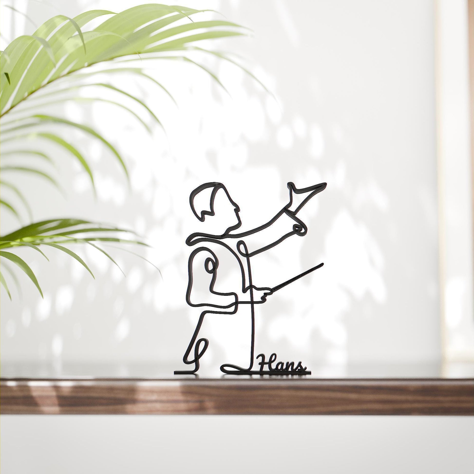 Conductor - Customized Line Art Figure