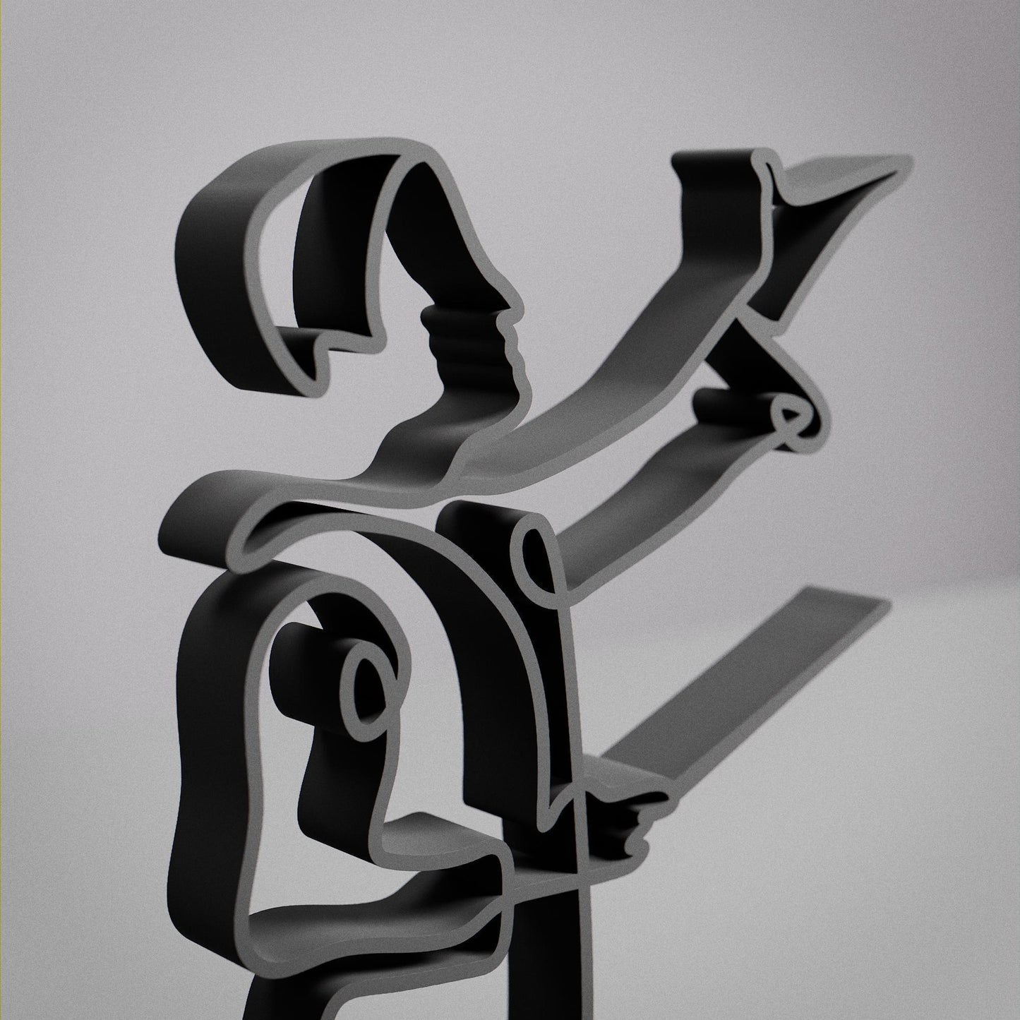 Conductor - Customized Line Art Figure