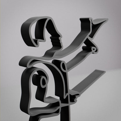 Conductor - Customized Line Art Figure