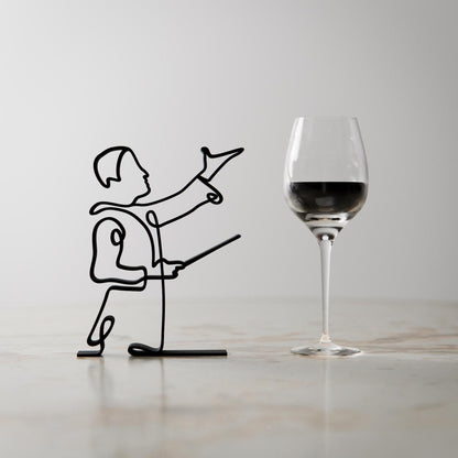 Conductor - Customized Line Art Figure