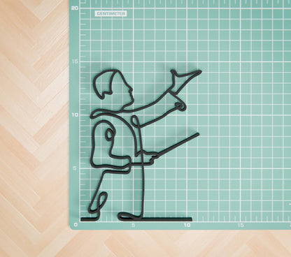 Conductor - Customized Line Art Figure