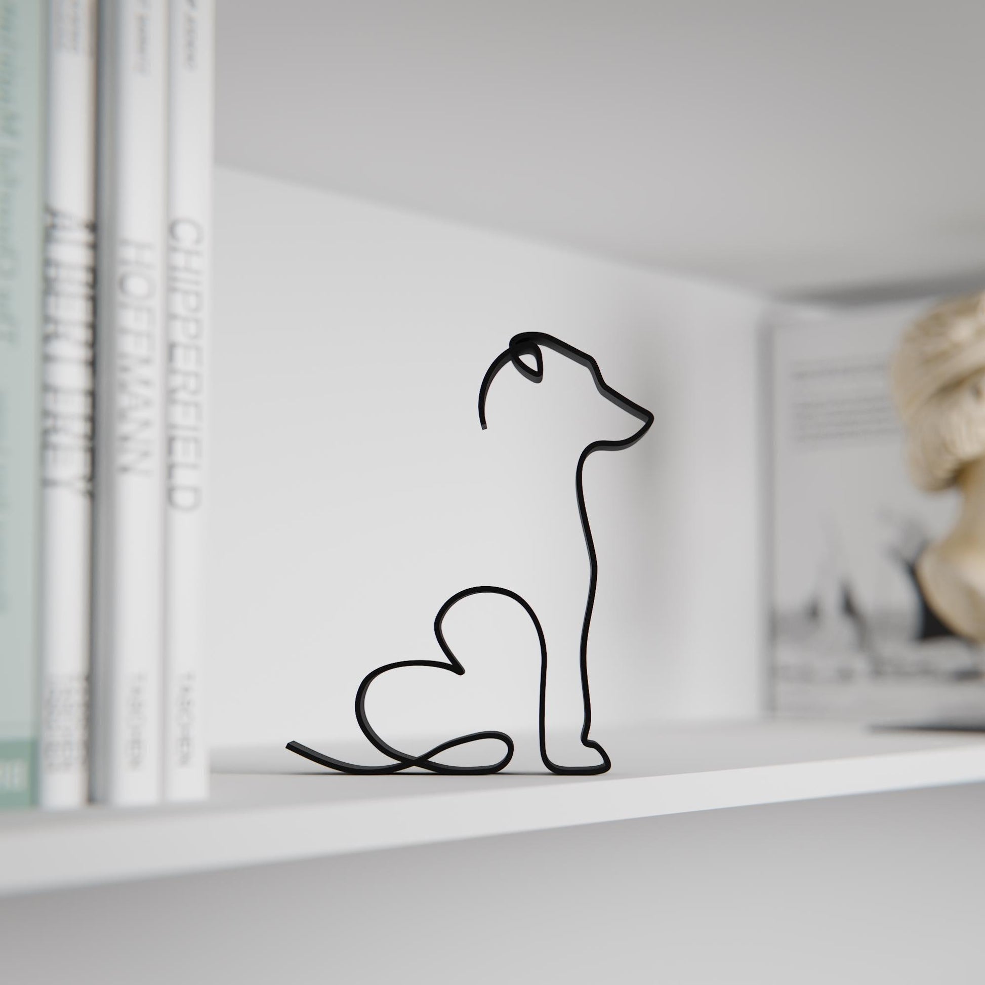 Japanese Terrier Dog 25 - Line Art Figure