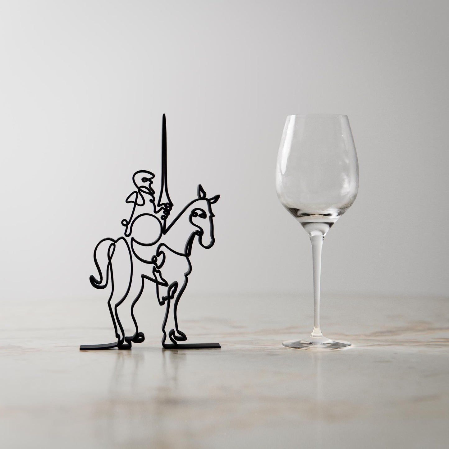 Don Quijote - Customized Line Art Figure