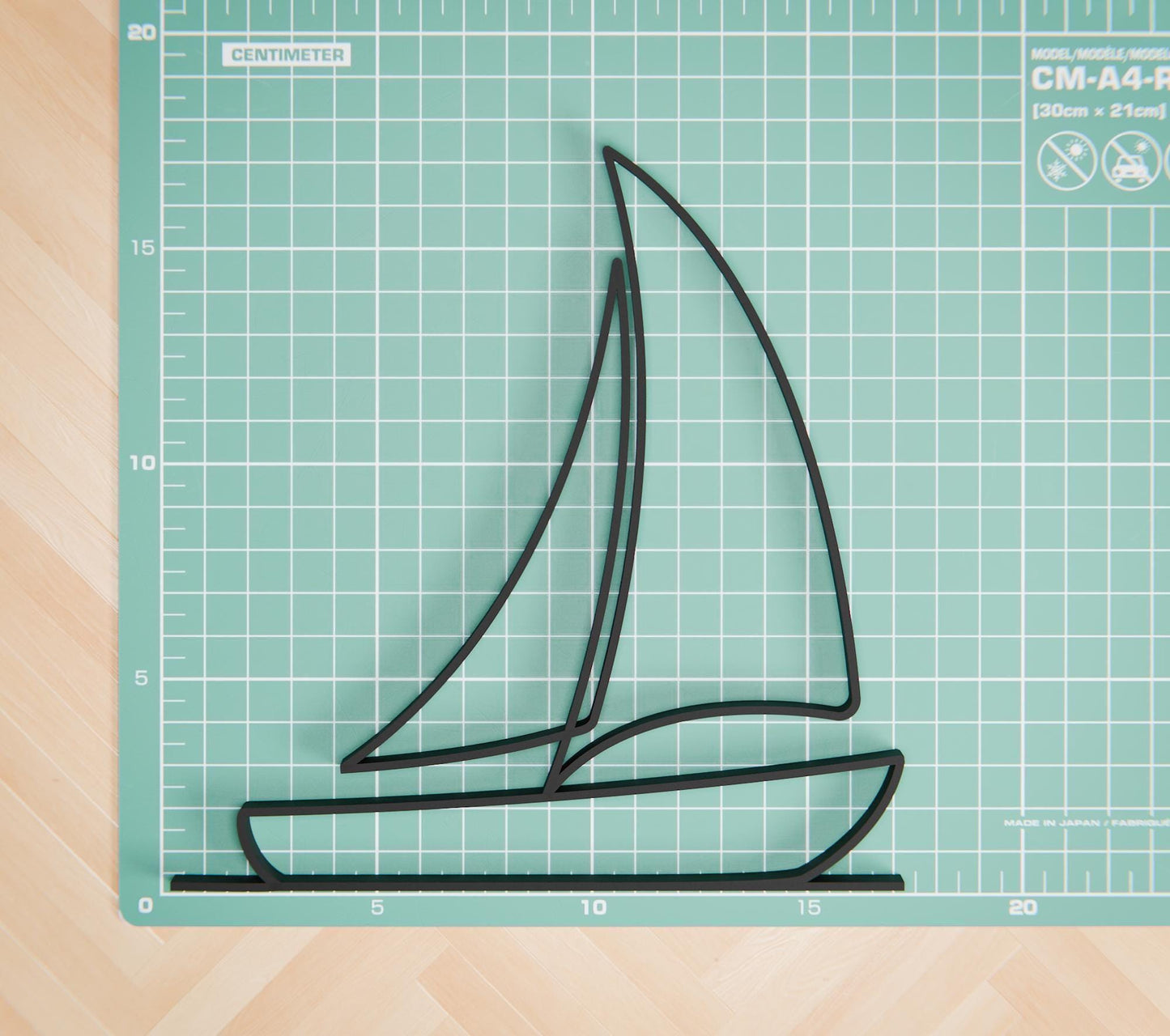 Sailboat - Customized Line Art Figure