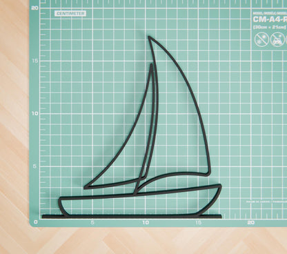 Sailboat - Customized Line Art Figure