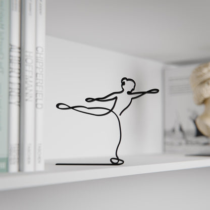 Female Figure Skater - Customized Line Art Figure