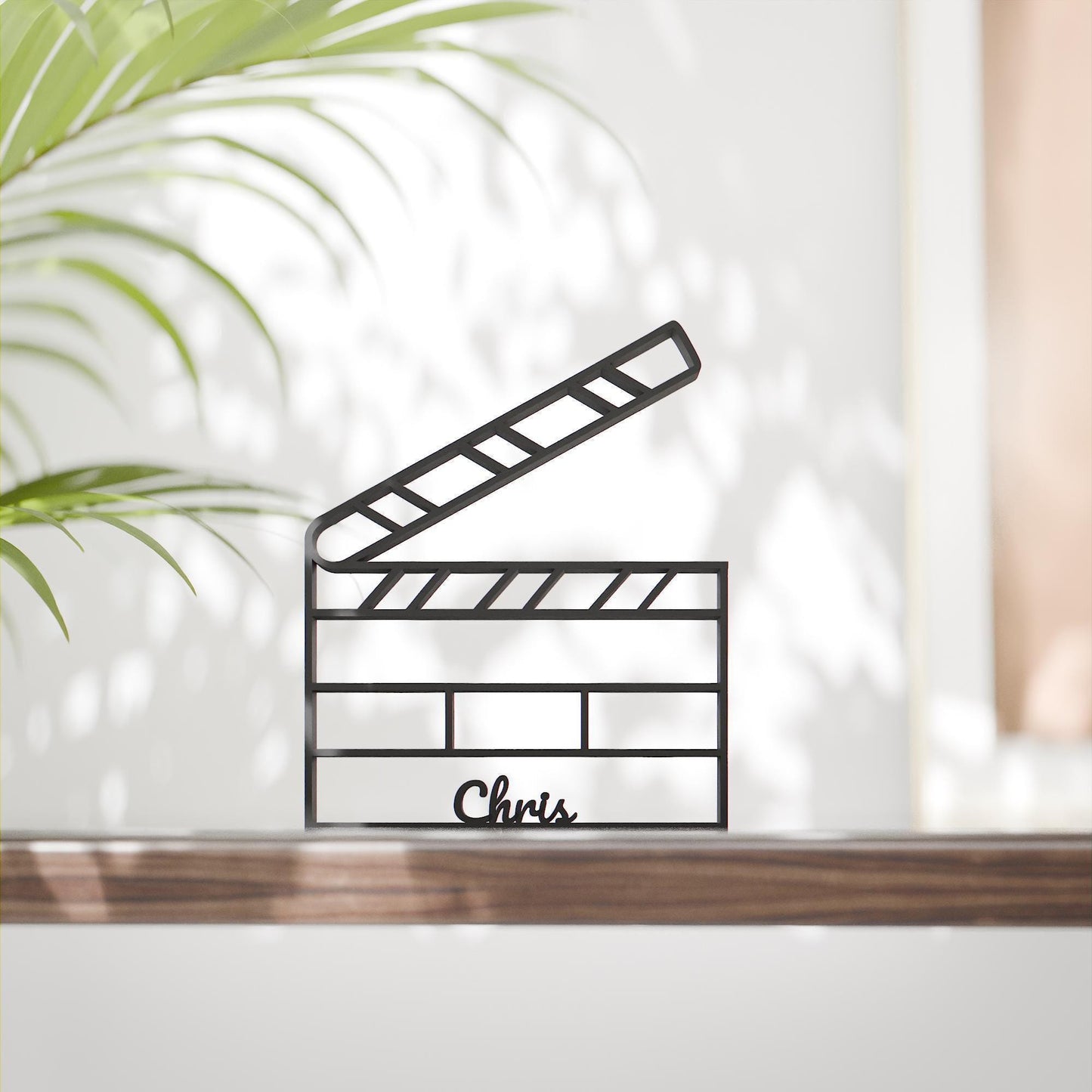 Movie Clapboard - Customized Line Art Figure