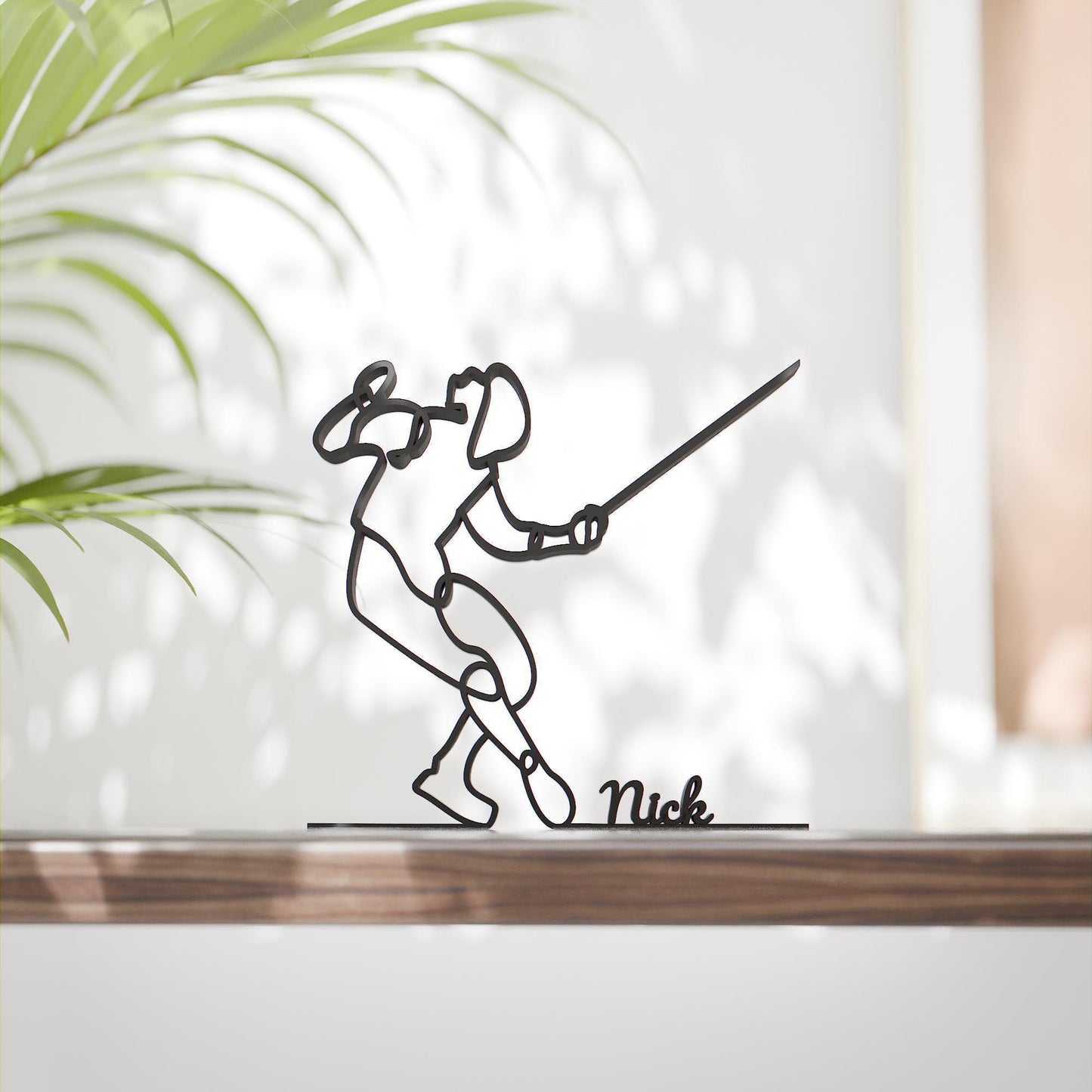 Fencer - Customized Line Art Figure