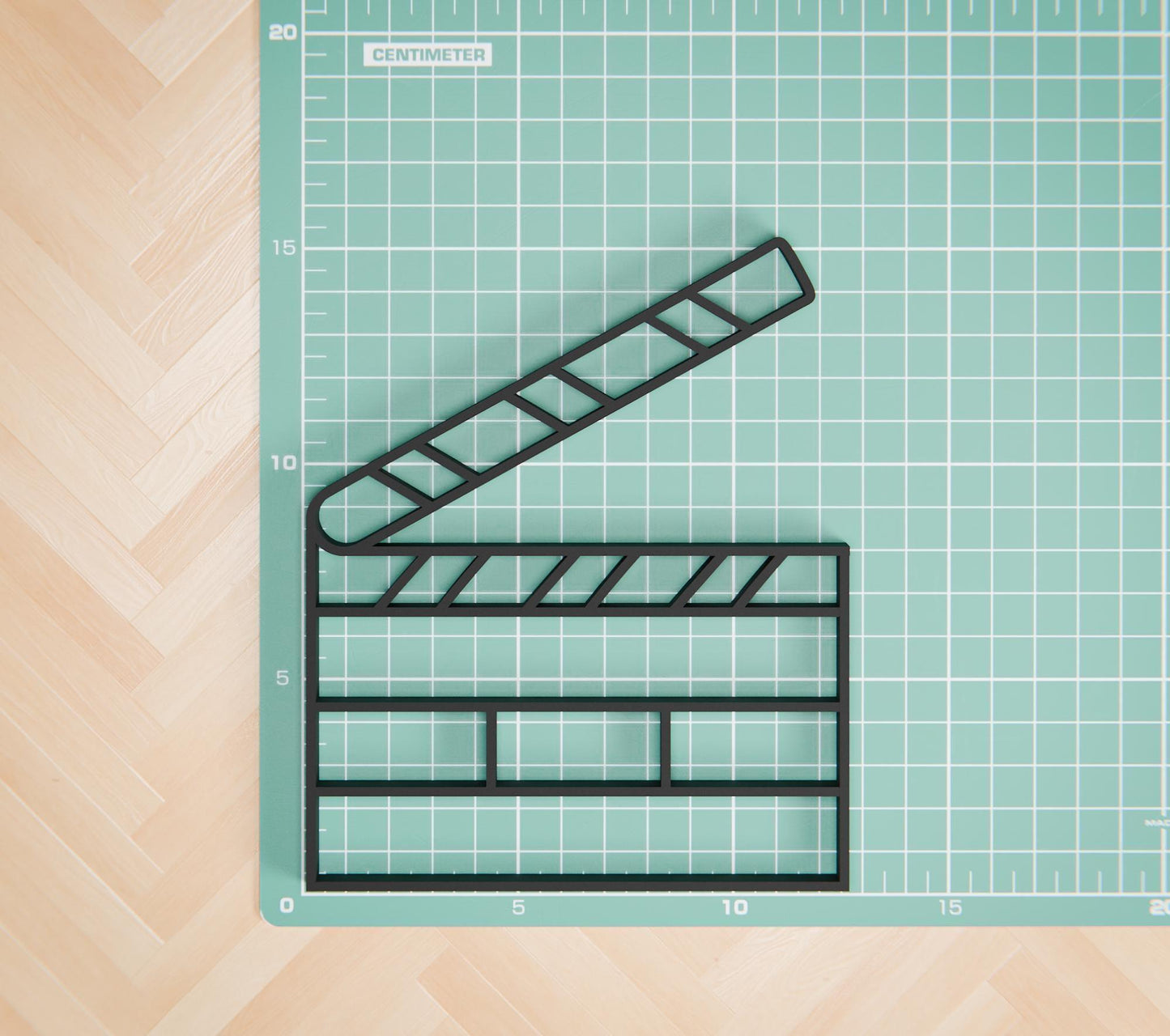 Movie Clapboard - Customized Line Art Figure