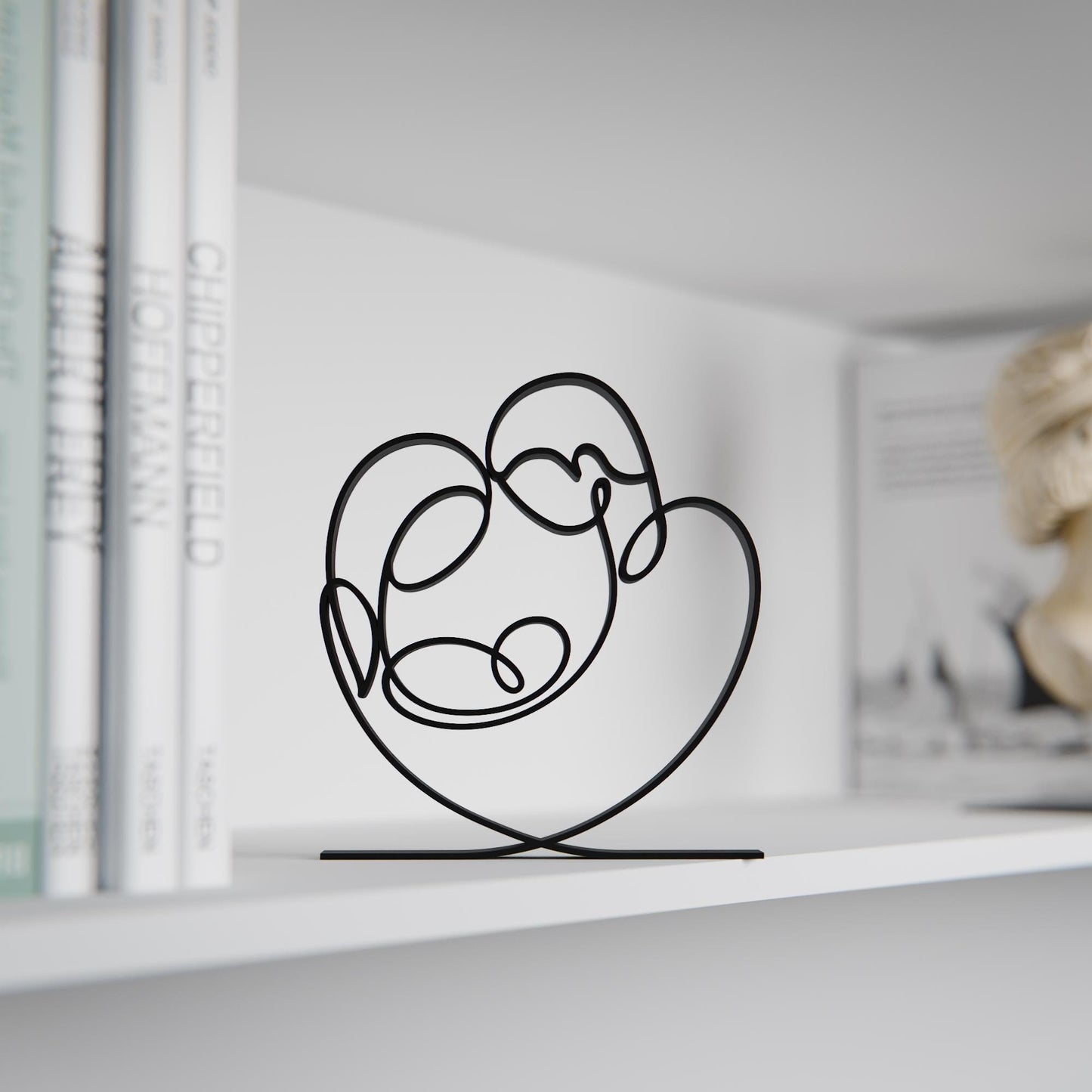 Newborn - Customized Line Art Figure