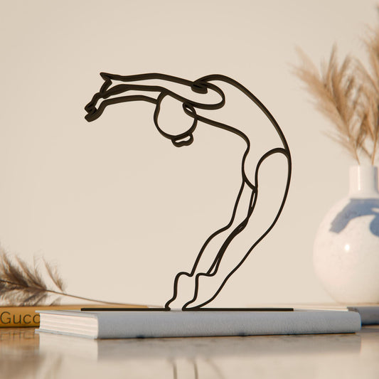 Ballerina 05 - Line Art Figure