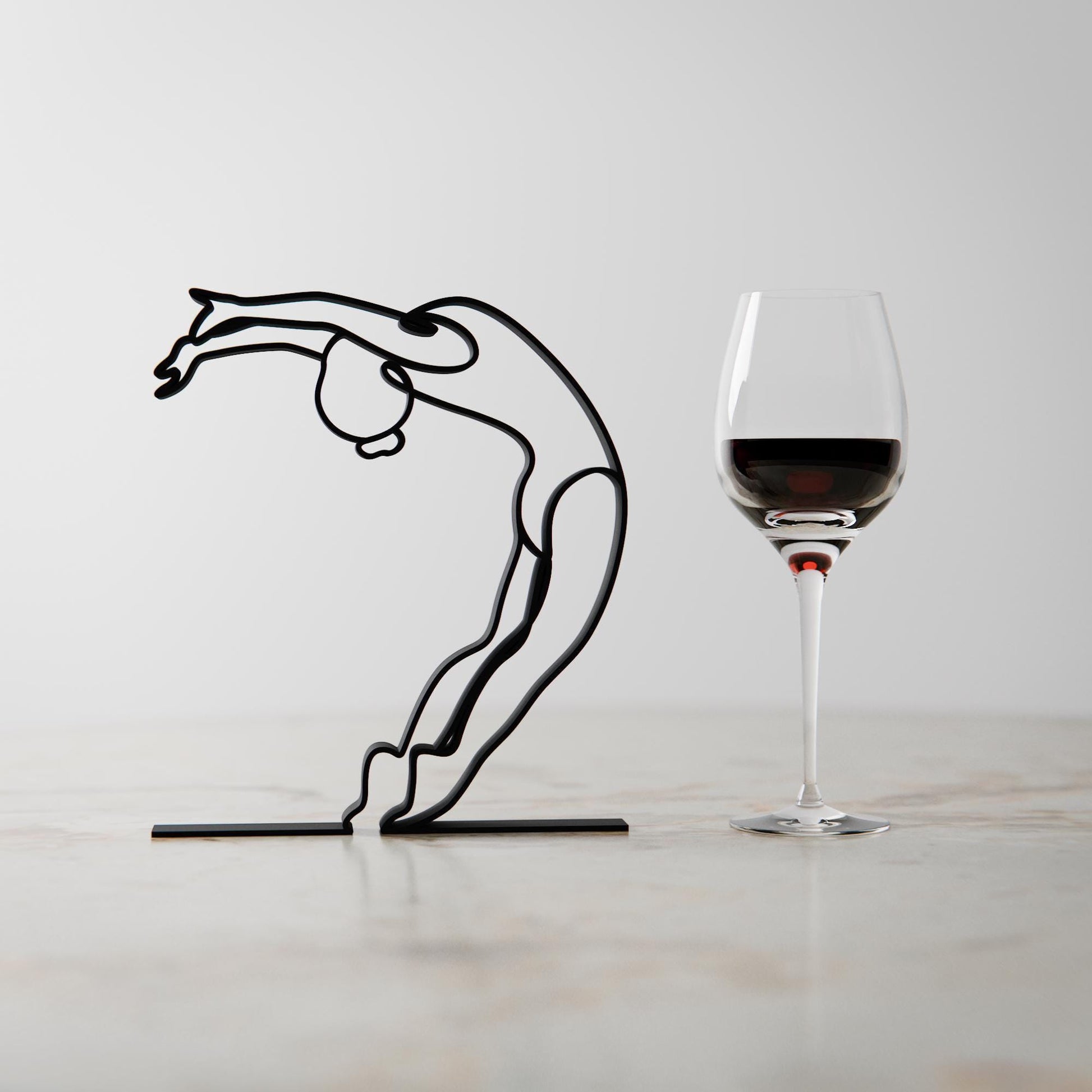 Ballerina 05 - Line Art Figure