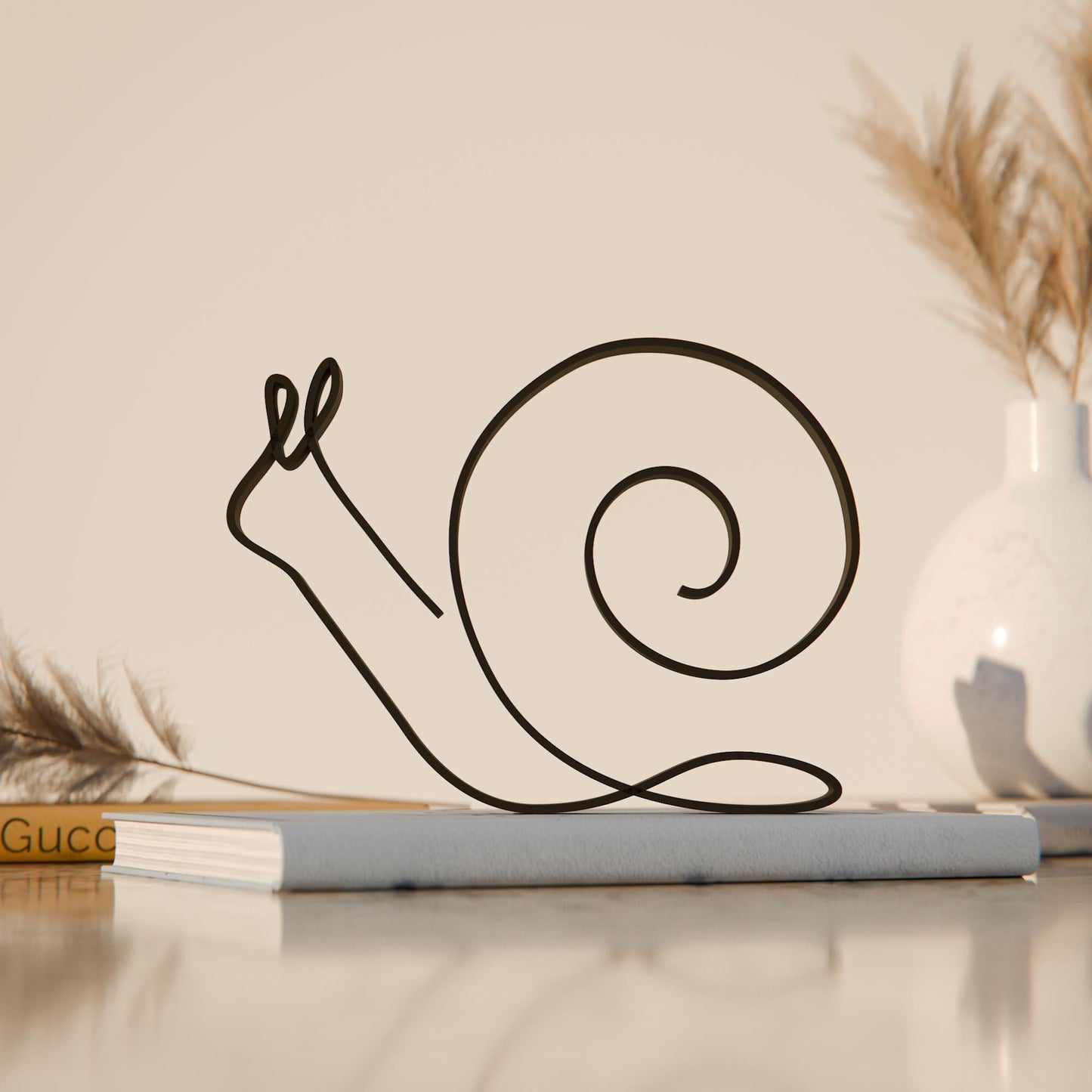 Snail - Line Art Figure