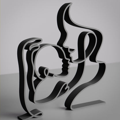 New Mom - Customized Line Art Figure