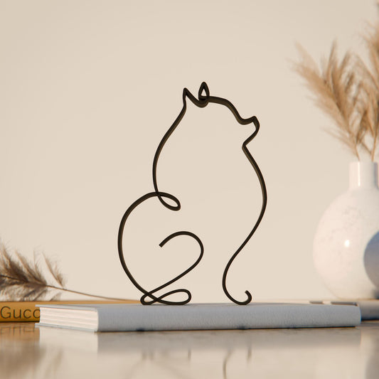 Pomeranian Dog 78 - Line Art Figure