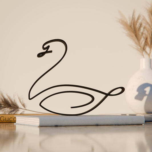 Swan - Line Art Figure