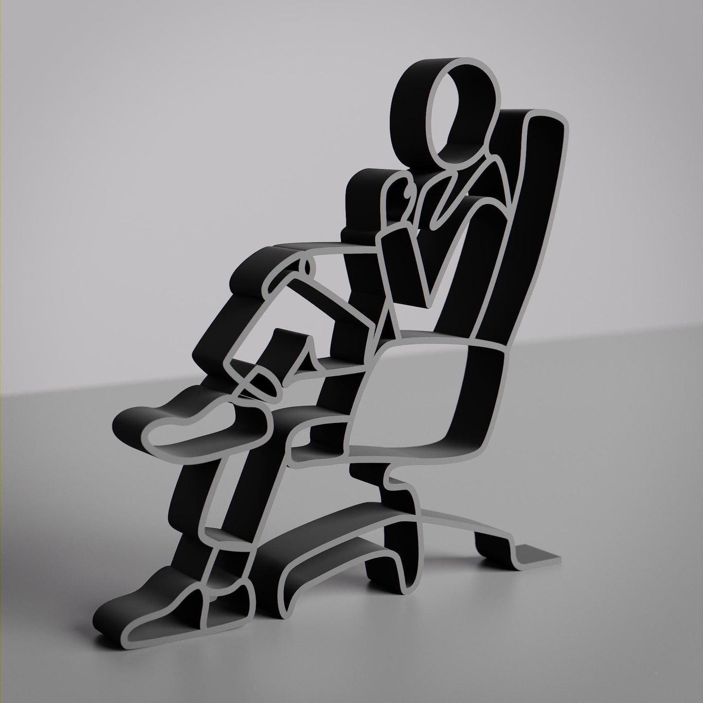 CEO - Customized Line Art Figure