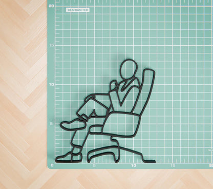 CEO - Customized Line Art Figure