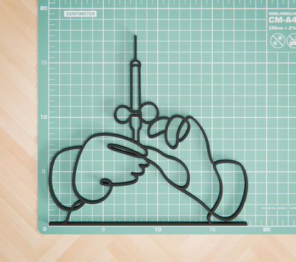 Anesthesiologist - Customized Line Art Figure