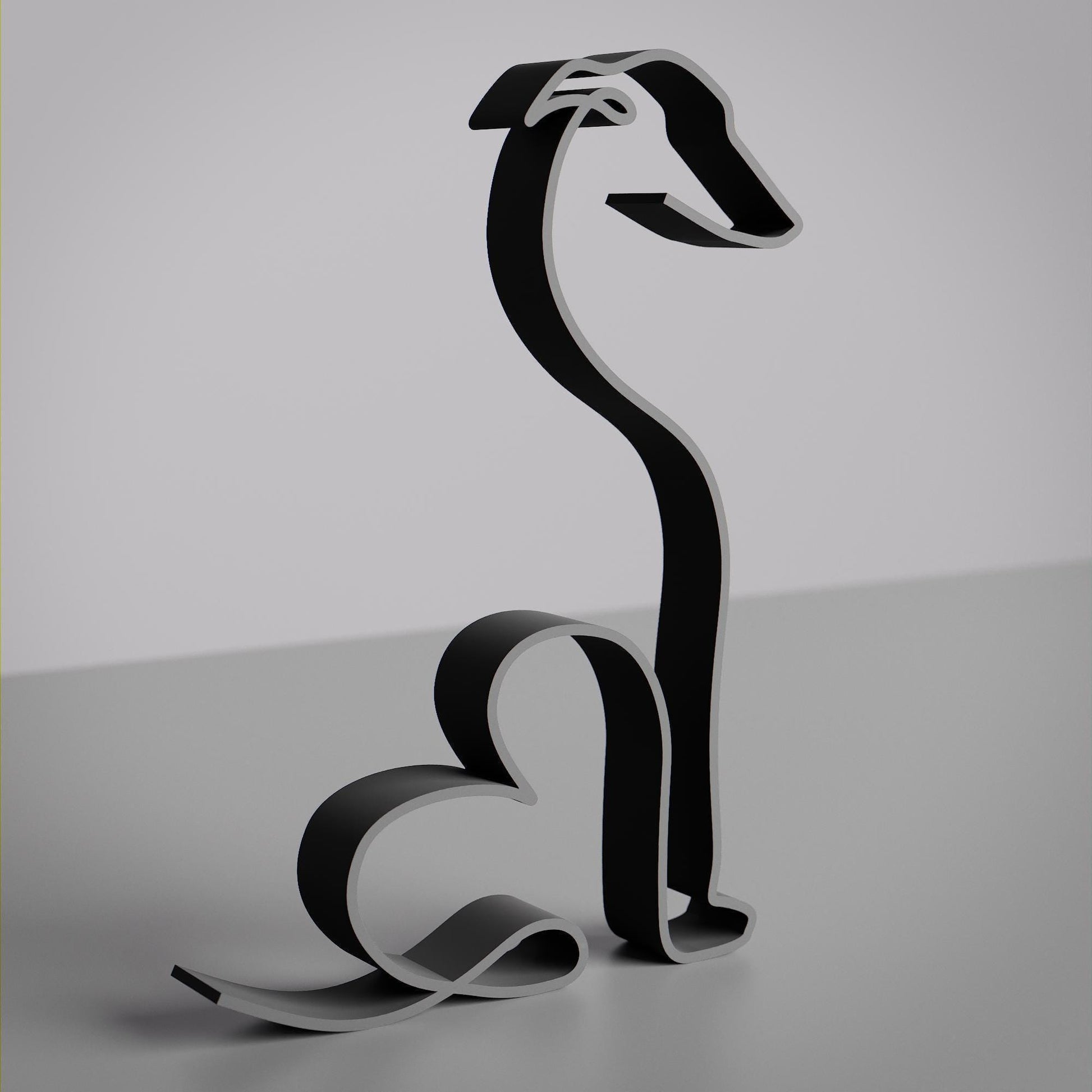 Whippet Dog Dog 23 - Line Art Figure