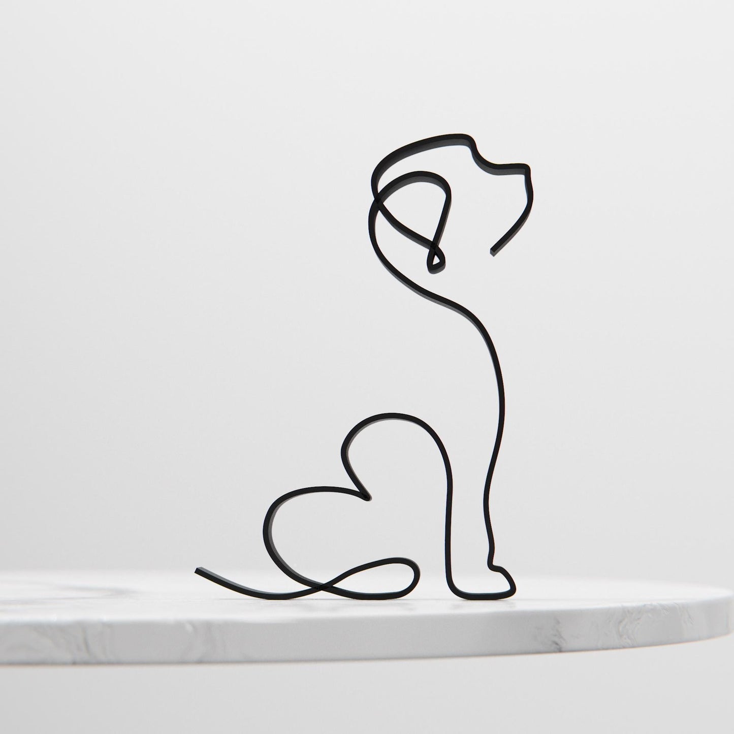 Cockapoo Dog 11 - Line Art Figure