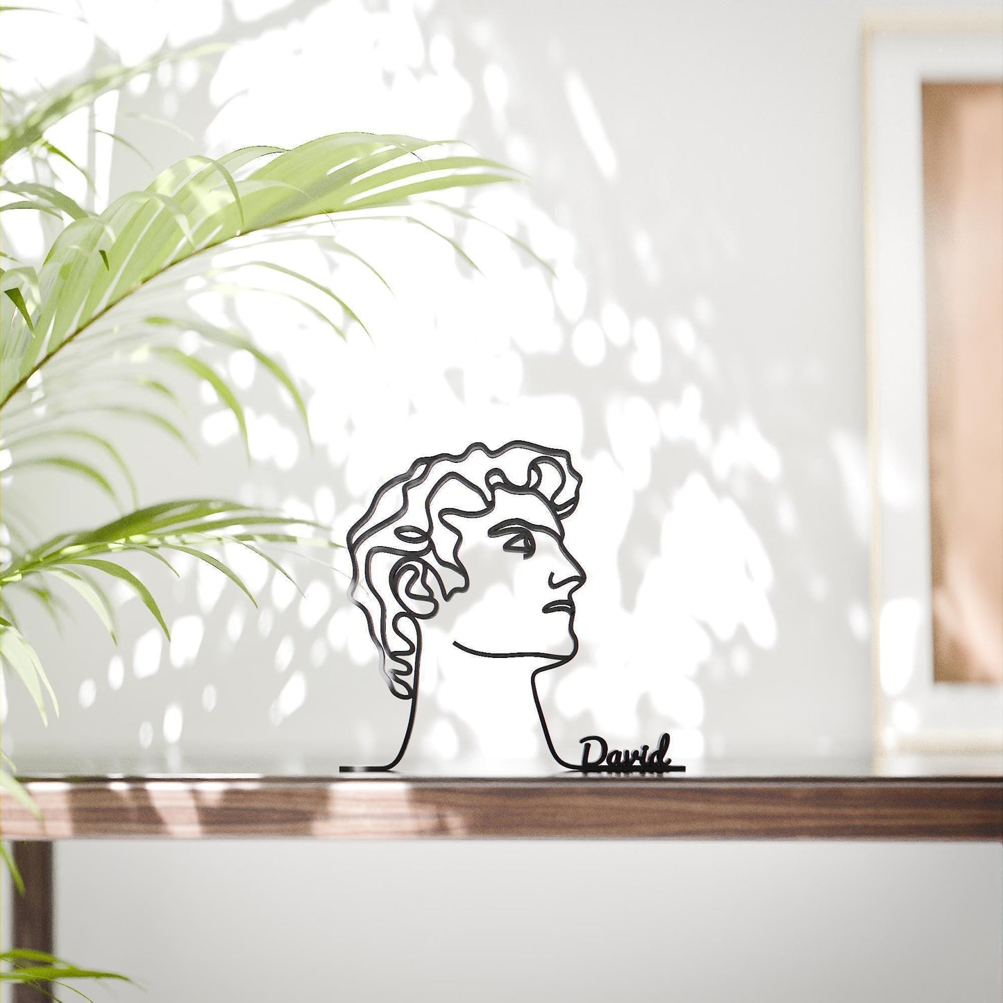 Michelangelo's David - Customized Line Art Figure