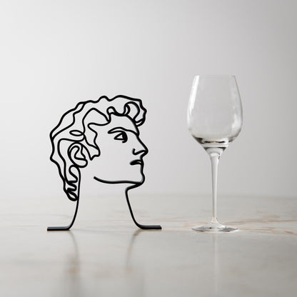 Michelangelo's David - Customized Line Art Figure