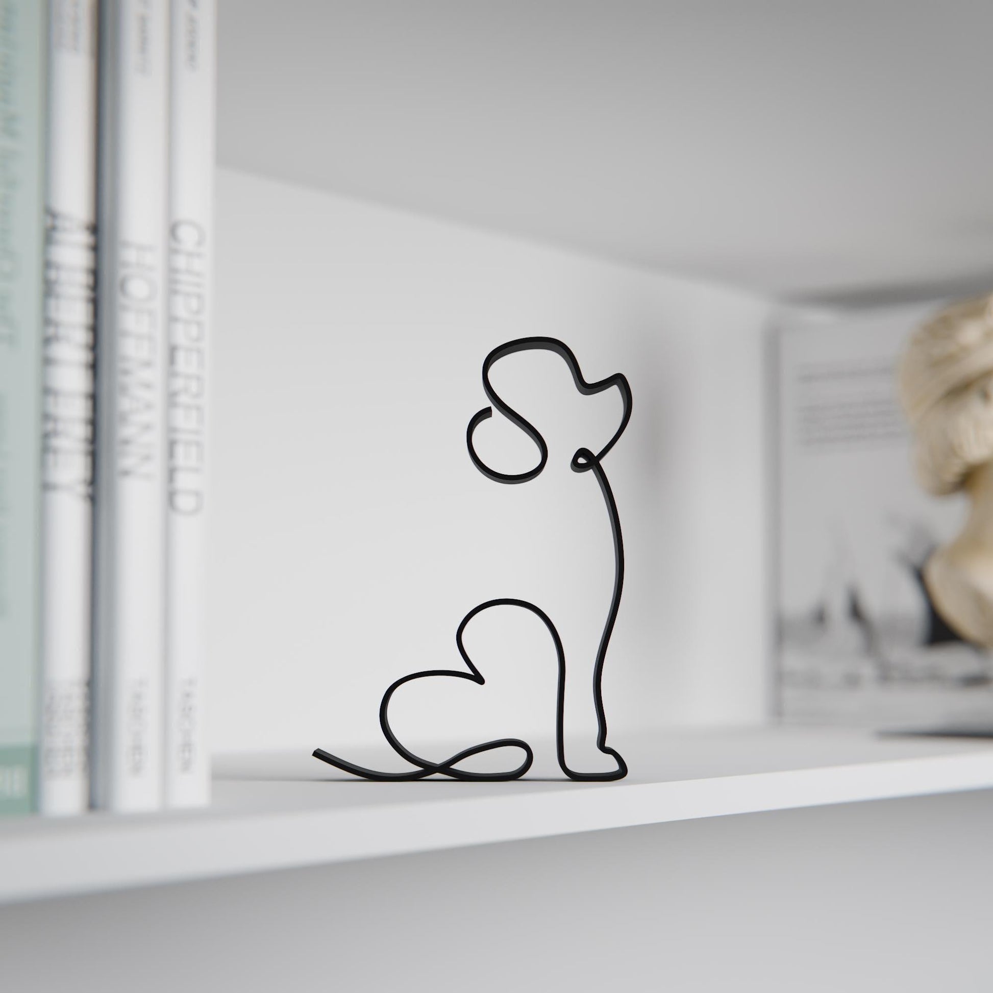 Bichon Frise Dog 40 - Line Art Figure