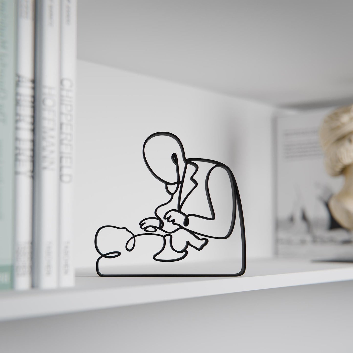 Pediatrician - Customized Line Art Figure