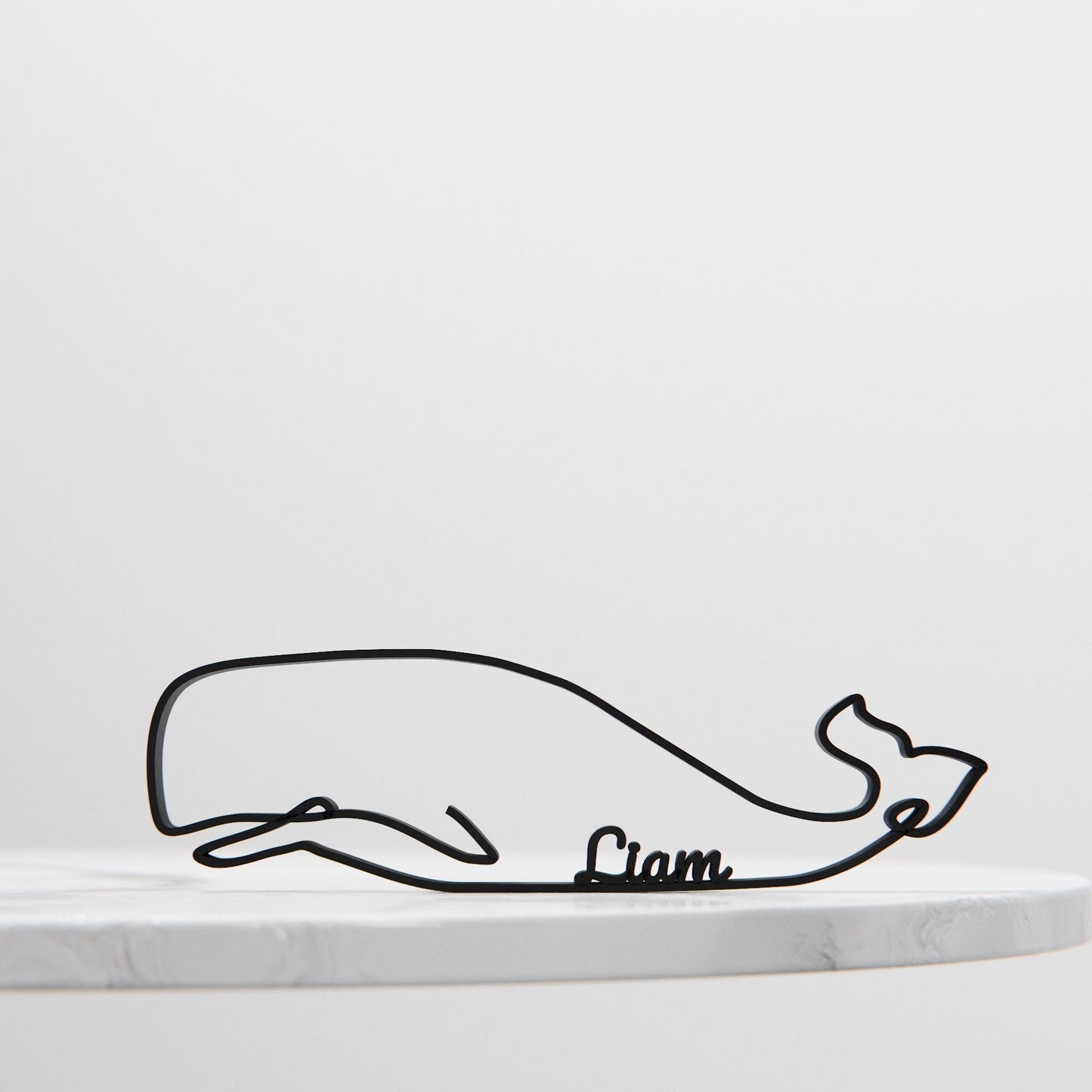 Moby Dick - Customized Line Art Figure
