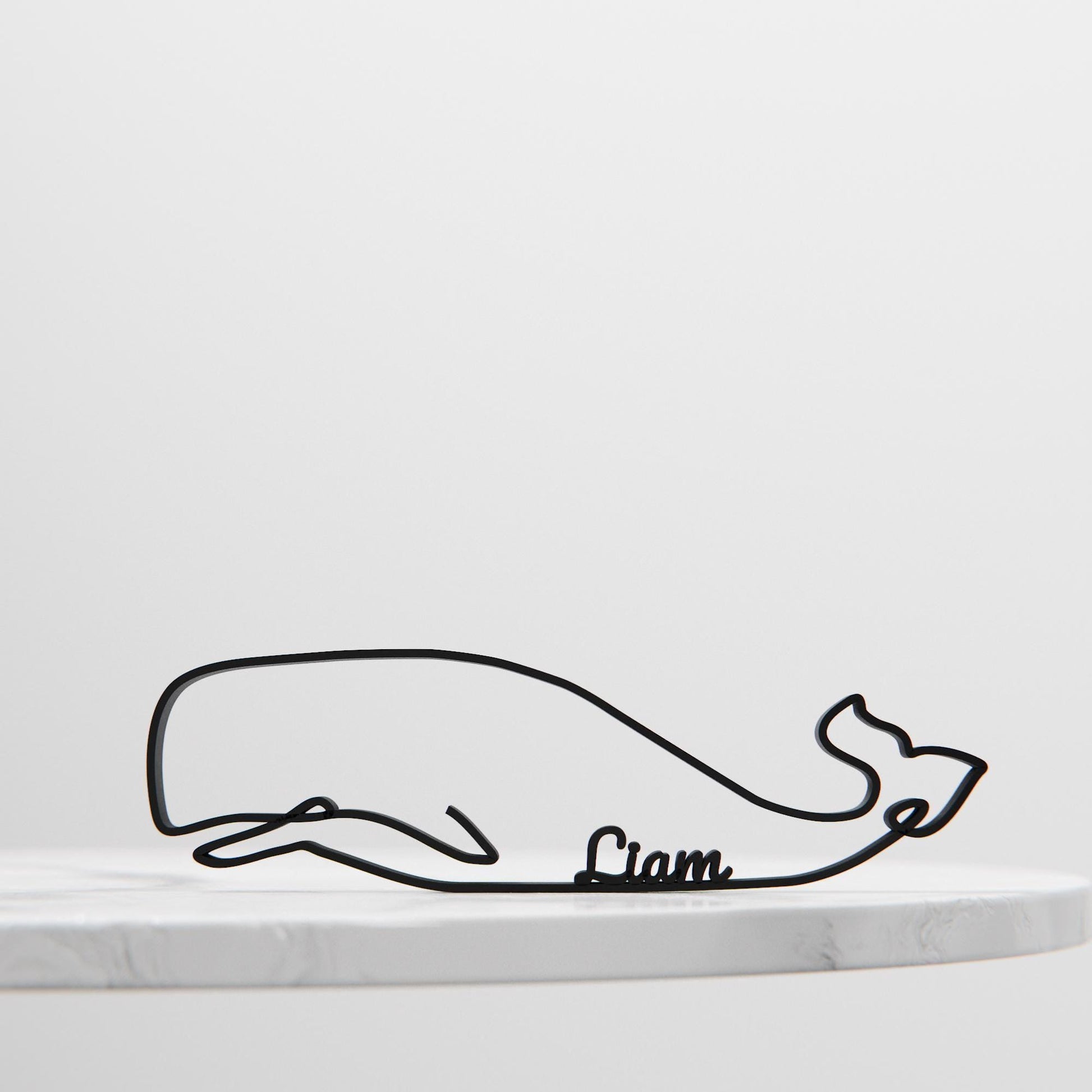 Moby Dick - Customized Line Art Figure