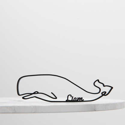 Moby Dick - Customized Line Art Figure