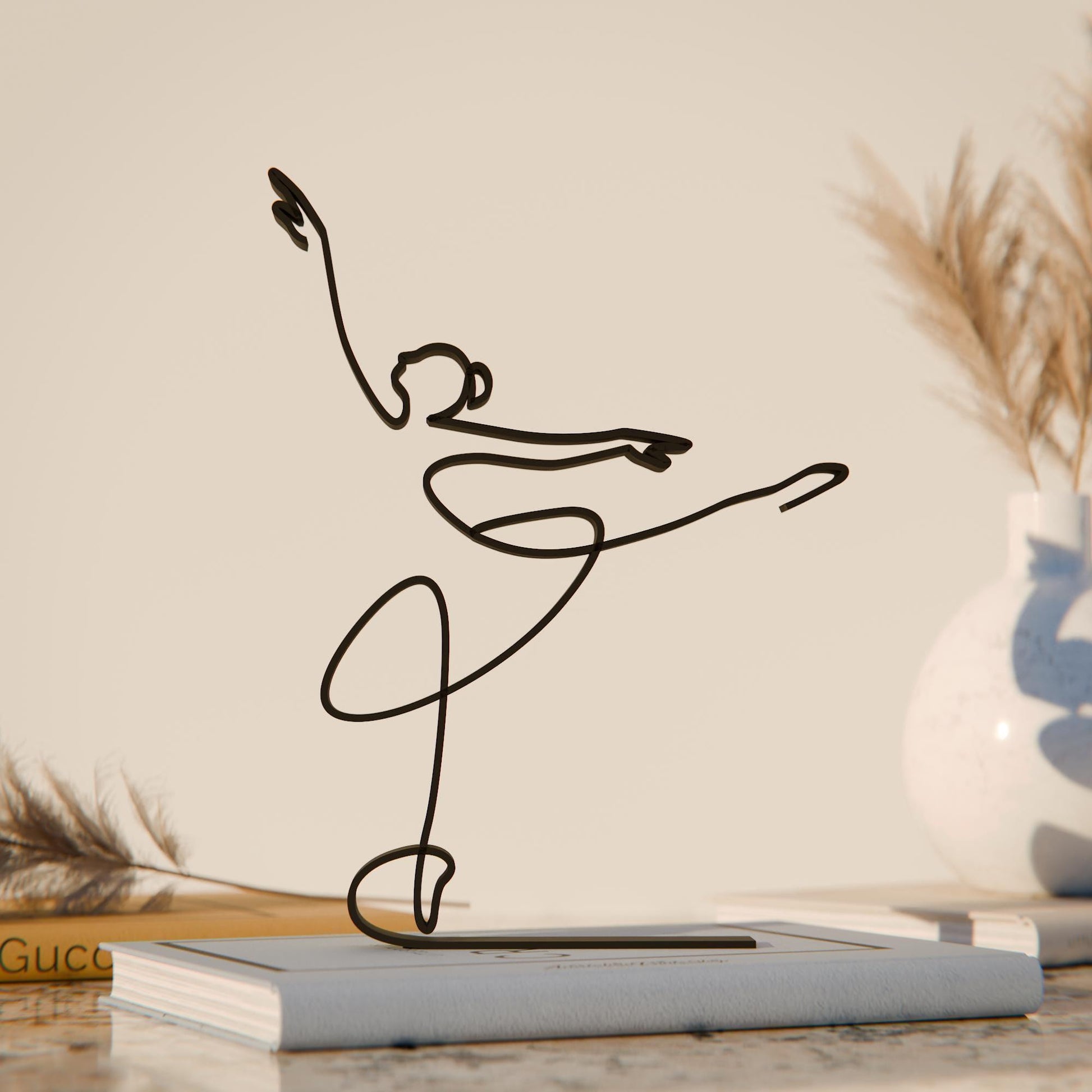 Ballerina - Line Art Figure