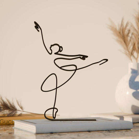 Ballerina - Line Art Figure