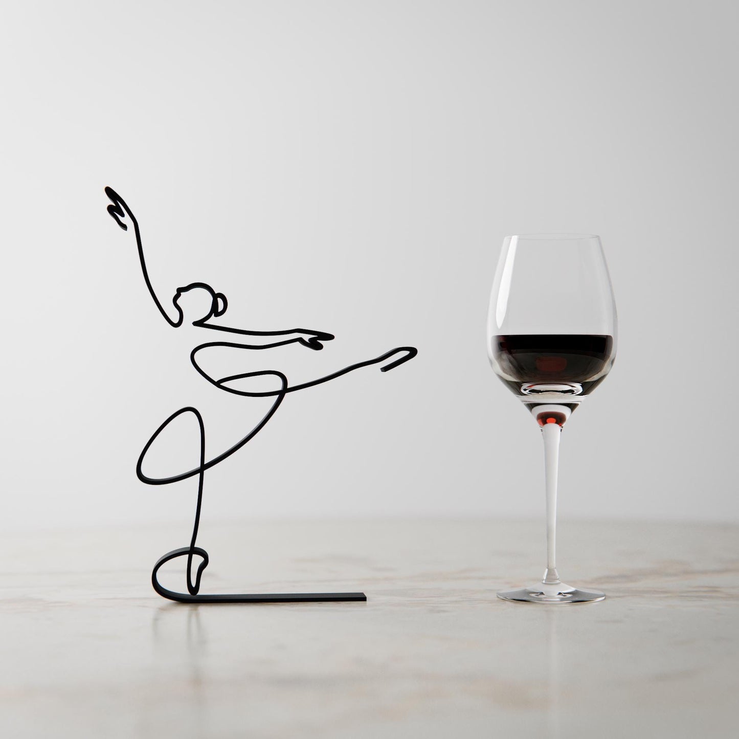 Ballerina - Line Art Figure