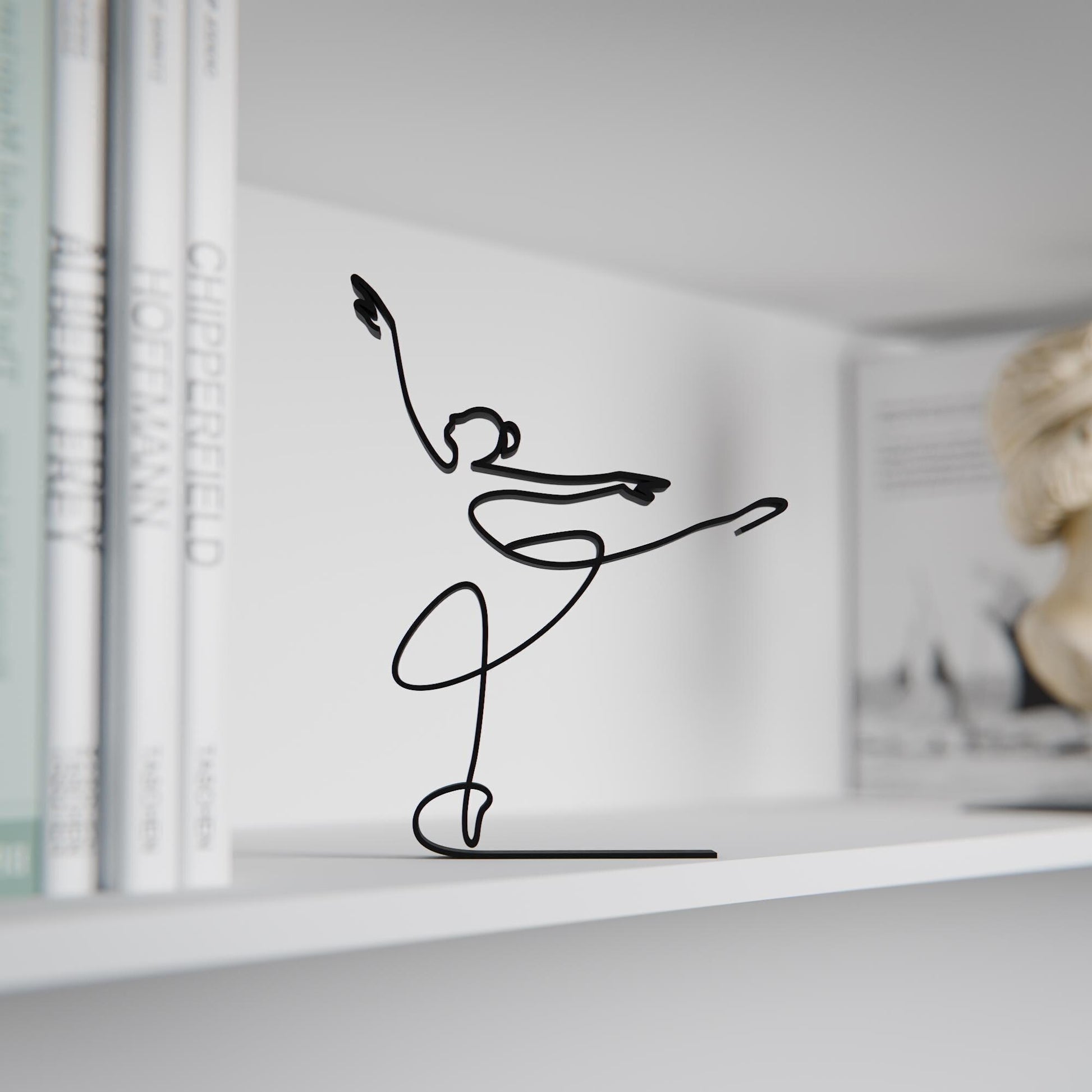 Ballerina - Line Art Figure