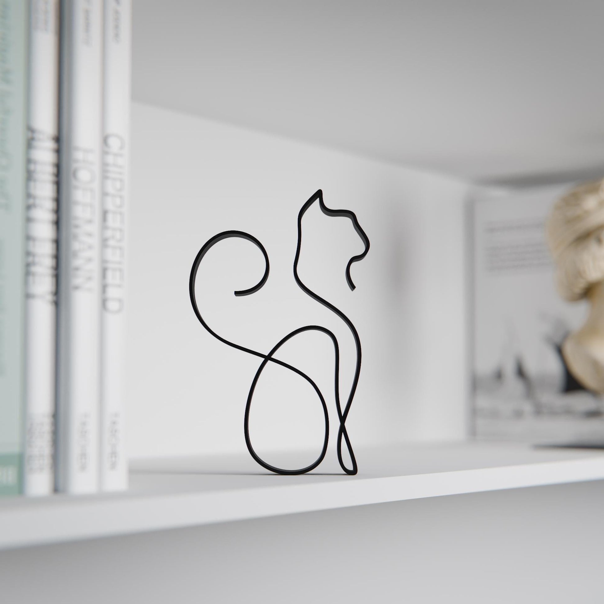 Siamese Cat 04 - Line Art Figure