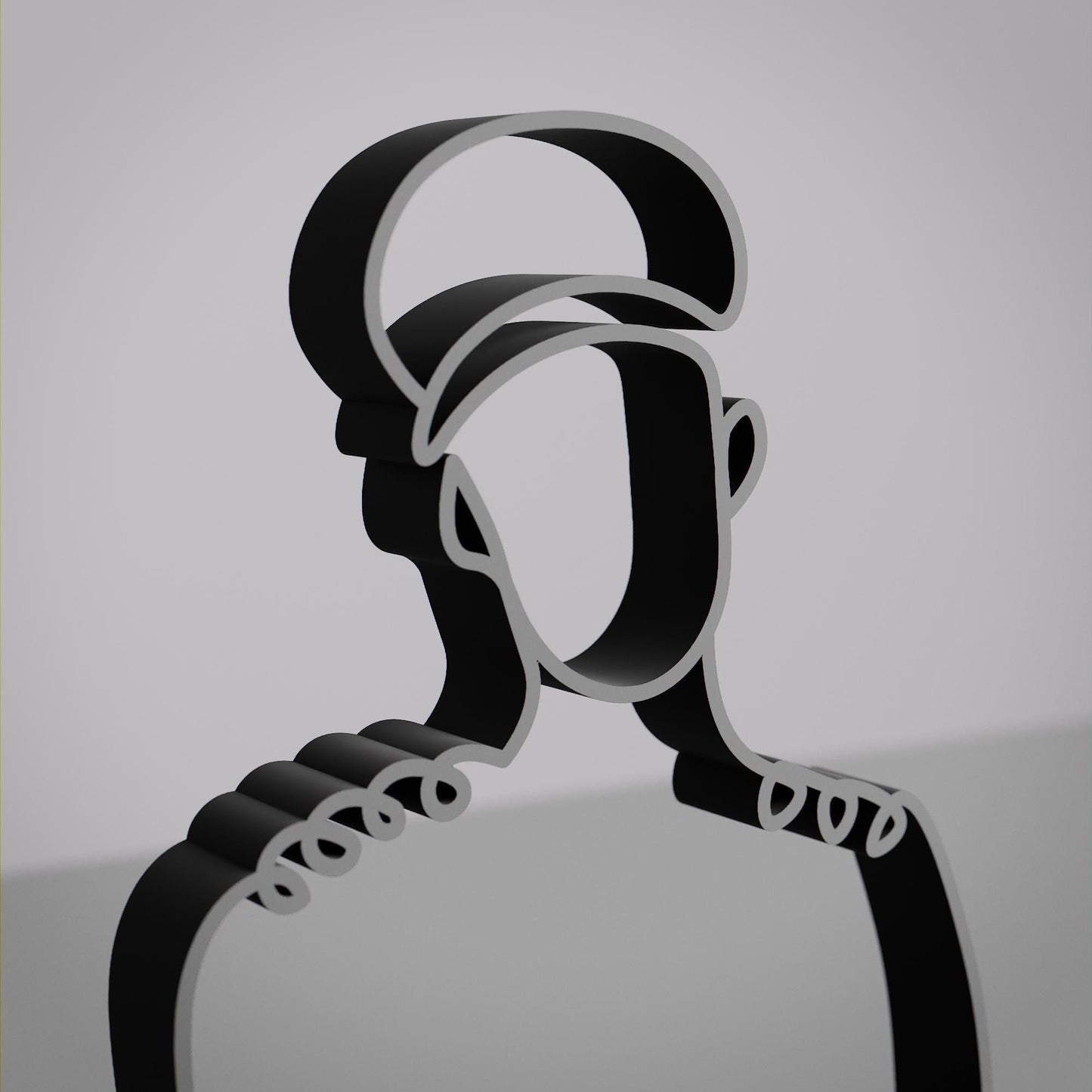 Pilot - Customized Line Art Figure