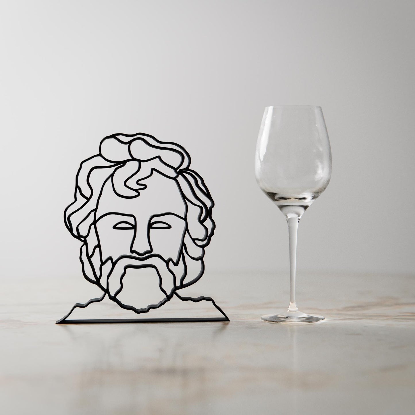 Epictetus - Line Art Figure