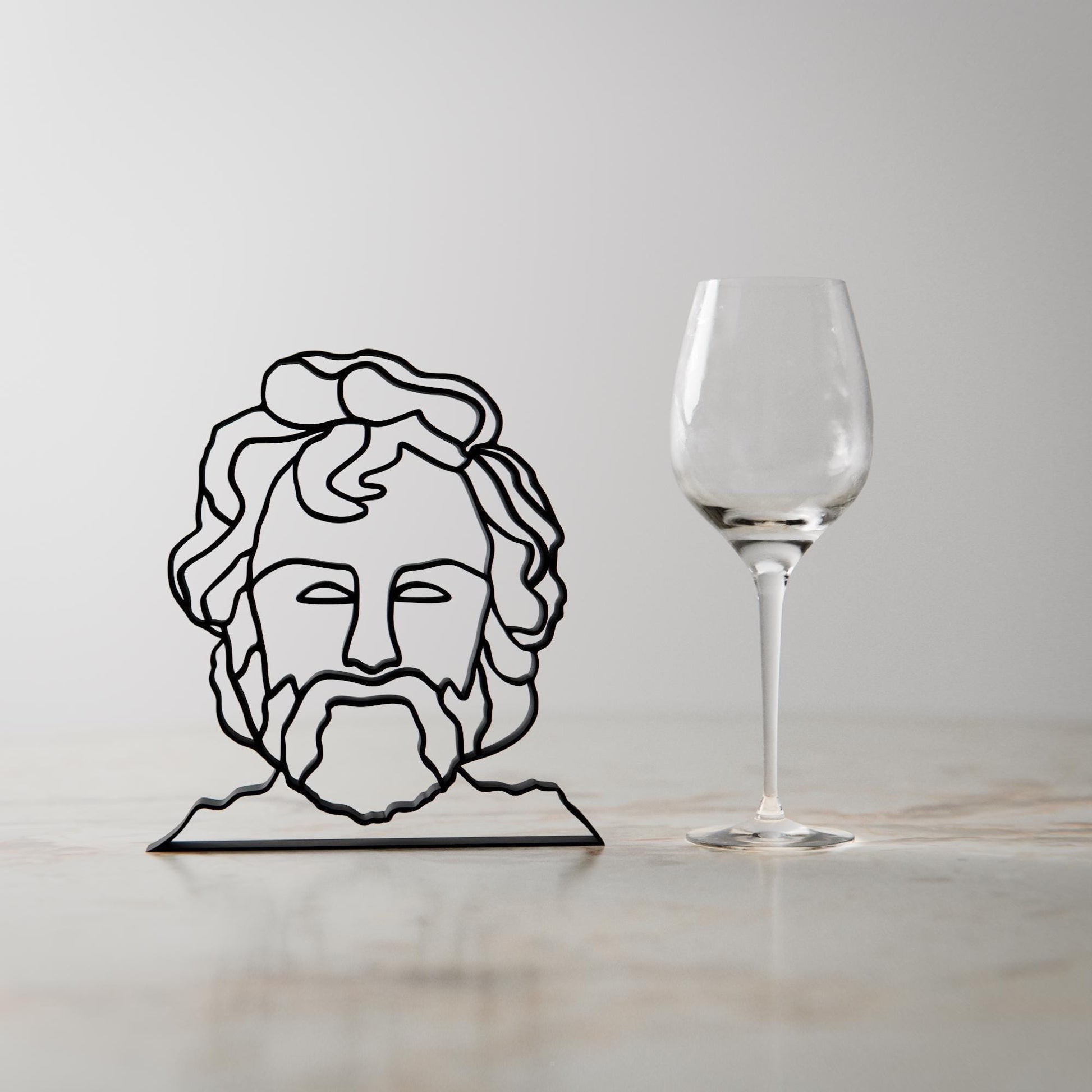 Epictetus - Line Art Figure