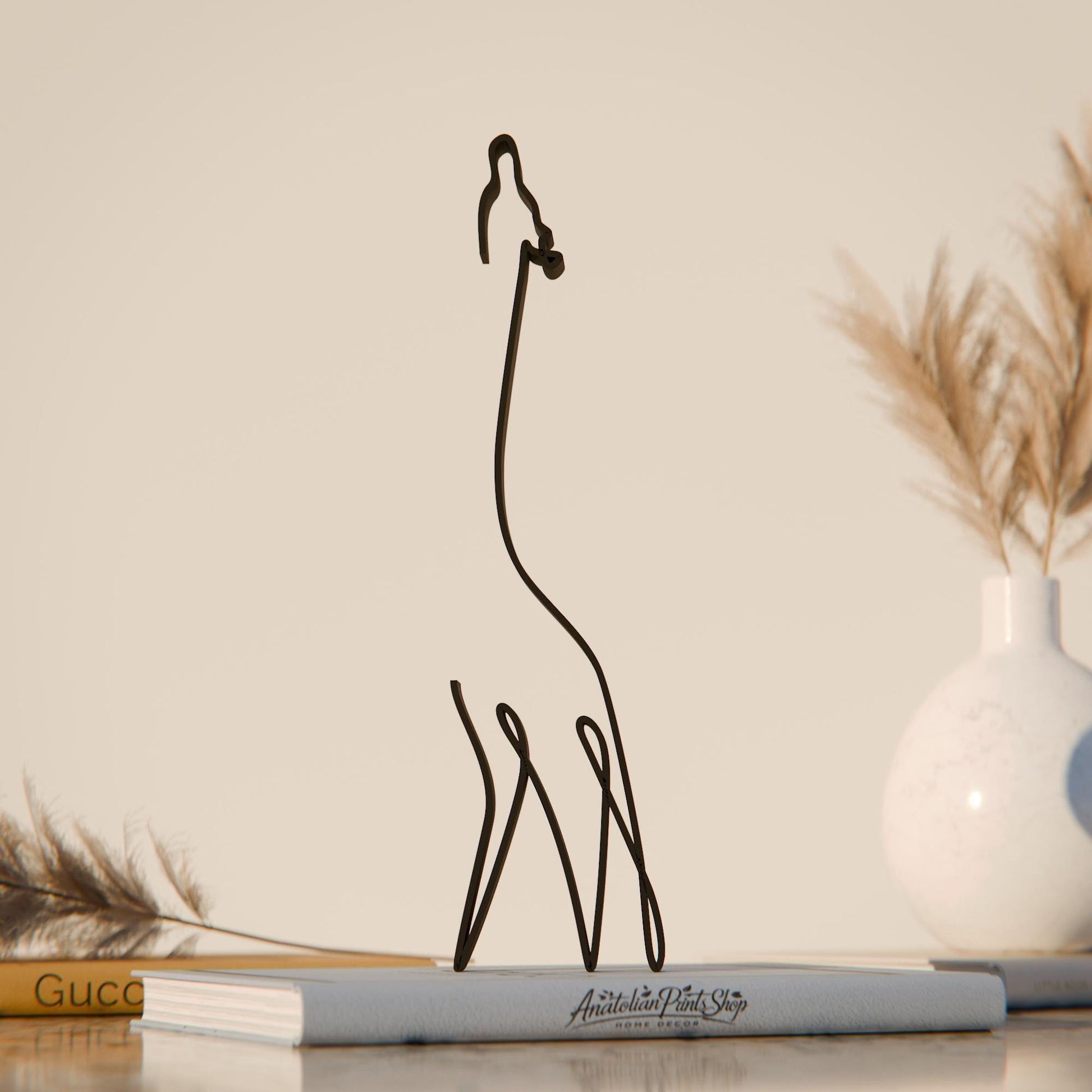 Giraffe - Line Art Figure
