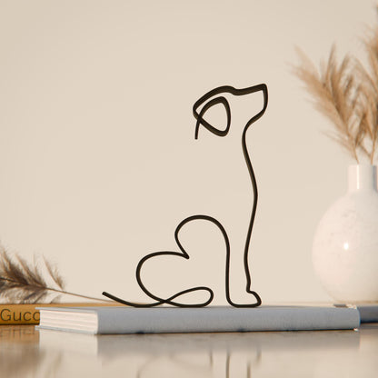 German Shorthaired Pointer Dog 22 - Line Art Figure